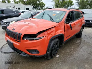 2021 Jeep Cherokee Latitude Plus with VIN 1C4PJMLB1MD240155, listed as a Copart auction lot 66006104 with Not provided miles and Salvage title. Bid and sale history available at DreamBid. Image 1.