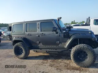 2017 Jeep Wrangler Unlimited Sport with VIN 1C4BJWDG8HL567051, listed as a IAAI auction lot 42495250 with 19,522 mi miles and . Bid and sale history available at DreamBid. Image 13.