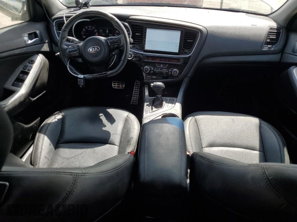 2015 Kia Optima SX Turbo with VIN 5XXGR4A6XFG508174, listed as a Copart auction lot 55863945 with 38,794 mi miles and Salvage title. Bid and sale history available at DreamBid. Image 8.
