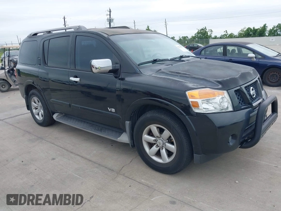 2009 Nissan Armada SE z VIN 5N1BA08D59N602675, wystawiony jako IAAI lot #42314277 z przebiegiem 168 540 mil mil oraz . Historia ofert i sprzedaży dostępna na DreamBid. Obrazek 1.