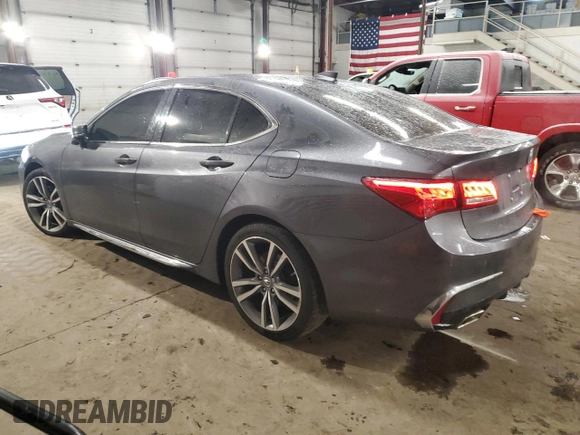 2020 Acura TLX w/Technology Pkg with VIN 19UUB2F41LA001689, listed as a Copart auction lot 41614065 with 84,736 mi miles and Salvage Title. Bid and sale history available at carsss.com. Image 2.