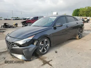 2023 Hyundai Elantra Limited z VIN 5NPLP4AG3PH099681, wystawiony jako Copart lot #54840125 z przebiegiem 44 360 mil mil oraz Szkoda całkowita • Salvage title. Historia ofert i sprzedaży dostępna na DreamBid. Obrazek 1.