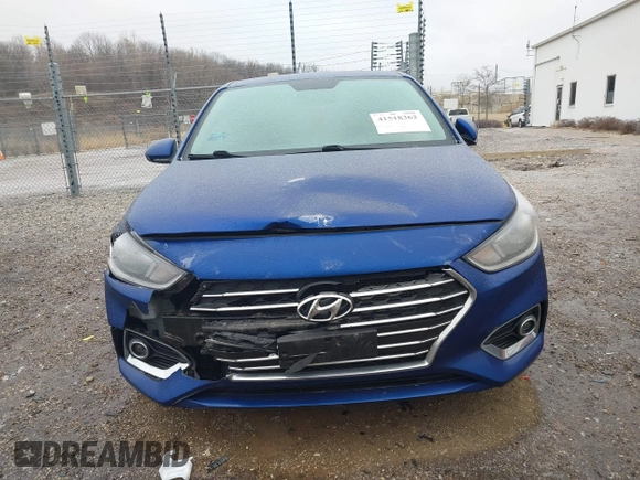 2020 Hyundai Accent SE with VIN 3KPC24A67LE125672, listed as a IAAI auction lot 41518362 with 85,797 mi miles. Bid and sale history available at carsss.com. Image 12.