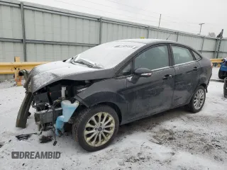 2014 Ford Fiesta SE with VIN 3FADP4BJ2EM117308, listed as a Copart auction lot 44854505 with Not Provided miles and Salvage Title. Bid and sale history available at carsss.com. Image 1.