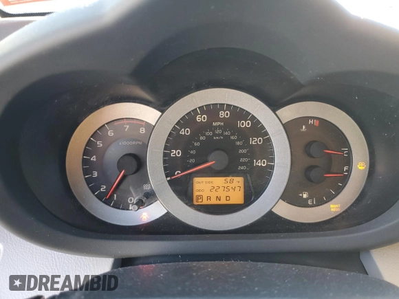 2006 Toyota RAV4 with VIN JTMBK35V365002345, listed as a Copart auction lot 84387874 with 227,547 mi miles and Salvage Title. Bid and sale history available at carsss.com. Image 9.