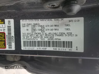 2021 Toyota Tacoma 4WD SR with VIN 5TFCZ5AN2MX256714, listed as a Copart auction lot 53074435 with 177,031 mi miles and Salvage Title. Bid and sale history available at carsss.com. Image 12.