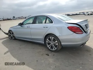 2015 Mercedes-Benz C-Class C 300 with VIN 55SWF4JB3FU072870, listed as a Copart auction lot 45989365 with 80,019 mi miles and Salvage Title. Bid and sale history available at carsss.com. Image 2.