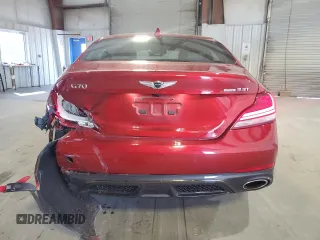 2020 Genesis G70 3.3T z VIN KMTG34LE0LU051663, wystawiony jako Copart lot #54016285 z przebiegiem 62 262 mil mil oraz Szkoda całkowita • Salvage title. Historia ofert i sprzedaży dostępna na DreamBid. Obrazek 6.