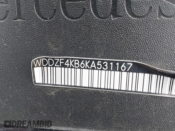 2019 Mercedes-Benz E-Class E 300 with VIN WDDZF4KB6KA531167, listed as a IAAI auction lot 41355270 with 54,611 mi miles. Bid and sale history available at carsss.com. Image 9.
