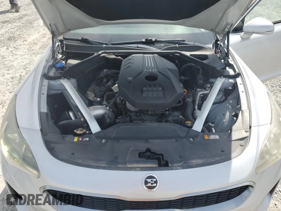 2018 Kia Stinger Premium with VIN KNAE25LAXJ6017479, listed as a Copart auction lot 53158595 with 120,273 mi miles and Salvage Title. Bid and sale history available at DreamBid. Image 13.