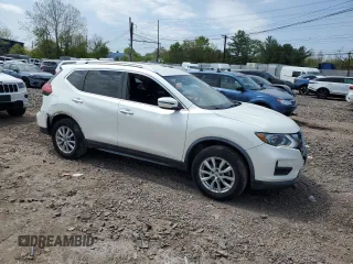 2018 Nissan Rogue SV with VIN KNMAT2MV8JP546051, listed as a Copart auction lot 55173445 with 71,735 mi miles and Salvage Title. Bid and sale history available at carsss.com. Image 4.