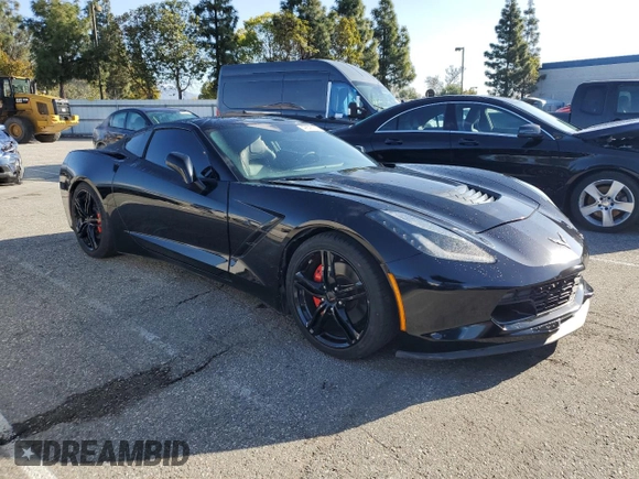 2017 Chevrolet Corvette 1LT with VIN 1G1YB2D7XH5104471, listed as a Copart auction lot 49698525 with 82,705 mi miles and Salvage Title. Bid and sale history available at carsss.com. Image 4.