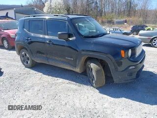 2017 Jeep Renegade Sport z VIN ZACCJBAB8HPG17240, wystawiony jako IAAI lot #41886597 z przebiegiem 154 005 mil mil oraz . Historia ofert i sprzedaży dostępna na DreamBid. Obrazek 1.