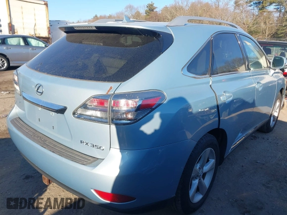 2011 Lexus RX 350 with VIN 2T2BK1BAXBC100187, listed as a IAAI auction lot 41305013 with 141,850 mi miles and . Bid and sale history available at DreamBid. Image 4.