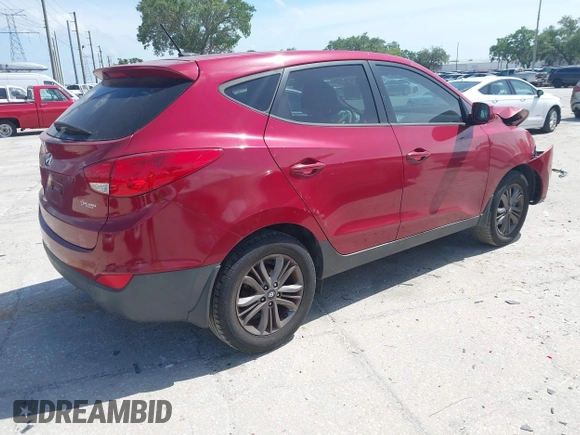 2015 Hyundai Tucson GLS with VIN KM8JT3AF8FU041103, listed as a IAAI auction lot 41967606 with 79,662 mi miles and . Bid and sale history available at DreamBid. Image 4.