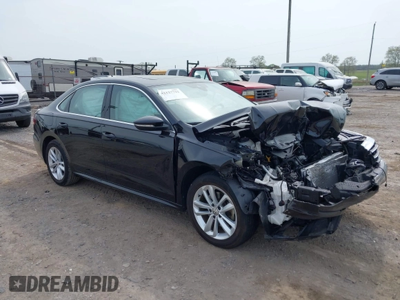 2020 Volkswagen Passat 2.0T SE with VIN 1VWWA7A30LC013193, listed as a IAAI auction lot 42127722 with 55,963 mi miles. Bid and sale history available at carsss.com. Image 1.