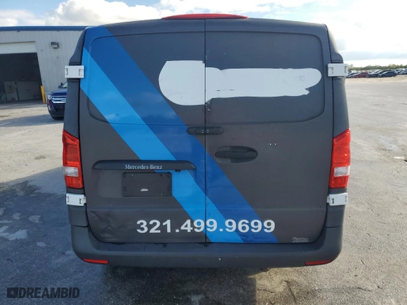 2019 Mercedes-Benz Metris Cargo Van with VIN WD3PG2EA3K3590553, listed as a Copart auction lot 44938395 with 148,472 mi miles and Clean Title. Bid and sale history available at carsss.com. Image 6.