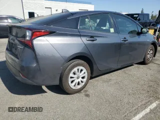 2020 Toyota Prius L Eco z VIN JTDKARFU0L3124101, wystawiony jako Copart lot #54017505 z przebiegiem 94 072 mil mil oraz Szkoda całkowita • Salvage title. Historia ofert i sprzedaży dostępna na DreamBid. Obrazek 3.