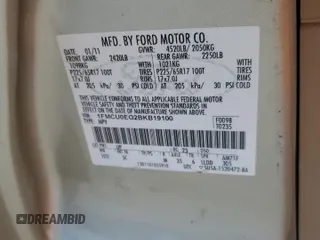 2011 Ford Escape Limited с VIN 1FMCU0EG2BKB19100, выставлен на аукционе Copart как лот 58410295 с пробегом Не указан миль и Списание • Salvage title. История ставок и продаж доступна на DreamBid. Изображение 13.
