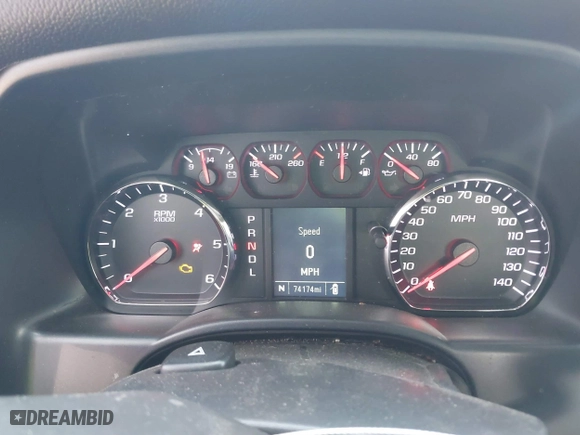 2018 Chevrolet Silverado 1500 Custom with VIN 1GCRCPEC8JZ352119, listed as a IAAI auction lot 41510646 with 74,174 mi miles. Bid and sale history available at carsss.com. Image 7.