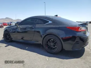 2015 Lexus RC 350 F Sport with VIN JTHHE5BC8F5002937, listed as a Copart auction lot 60566685 with 86,343 mi miles and Salvage title. Bid and sale history available at DreamBid. Image 2.