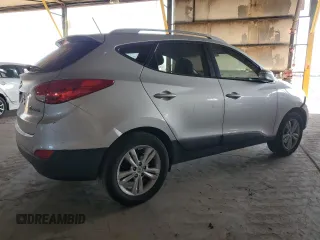 2013 Hyundai Tucson GLS with VIN KM8JU3AC9DU656873, listed as a Copart auction lot 43783415 with 143,513 mi miles and Salvage Title. Bid and sale history available at carsss.com. Image 3.