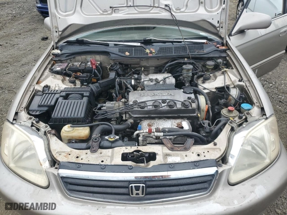2000 Honda Civic EX with VIN 1HGEJ8543YL044633, listed as a Copart auction lot 78808834 with 236,373 mi miles and Salvage Title. Bid and sale history available at carsss.com. Image 11.