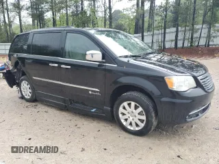 2012 Chrysler Town & Country Touring L with VIN 2C4RC1CG1CR193122, listed as a Copart auction lot 49162105 with 166,223 mi miles and Salvage Title. Bid and sale history available at DreamBid. Image 4.