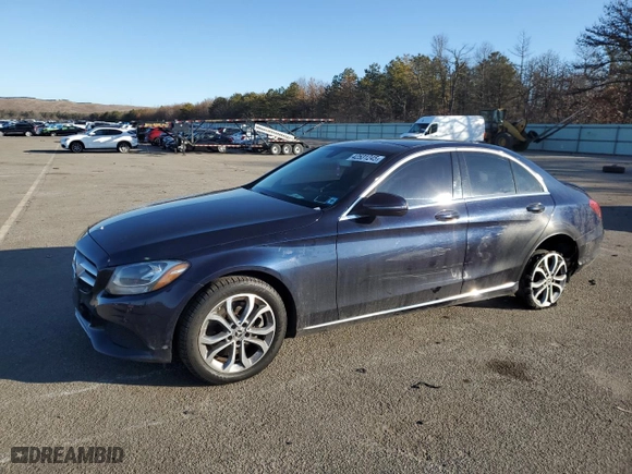 2018 Mercedes-Benz C-Class C 300 with VIN WDDWF4KB0JR322395, listed as a Copart auction lot 42531245 with 65,749 mi miles and Salvage Title. Bid and sale history available at carsss.com. Image 1.