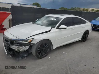2020 Honda Accord Sport с VIN 1HGCV2F31LA025274, выставлен на аукционе Copart как лот 61733985 с пробегом 85 201 миль миль и Списание • Salvage title. История ставок и продаж доступна на DreamBid. Изображение 1.