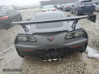 2016 Chevrolet Corvette Z06 2LZ with VIN 1G1YS2D63G5608866, listed as a Copart auction lot 45017105 with 0 mi miles and Salvage Title. Bid and sale history available at carsss.com. Image 6.