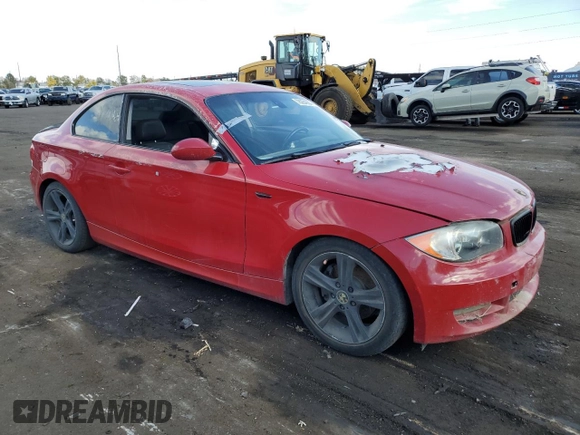 2009 BMW 1 Series 128i with VIN WBAUP93599VF48992, listed as a Copart auction lot 78264834 with Not provided miles and Clean title. Bid and sale history available at DreamBid. Image 4.
