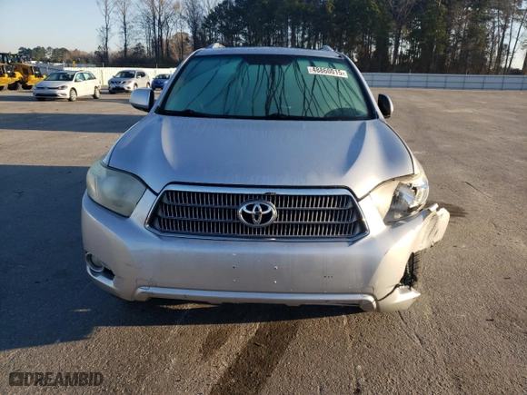 2009 Toyota Highlander Hybrid Limited with VIN JTEEW44A492028718, listed as a Copart auction lot 48860015 with 145,886 mi miles and Salvage Title. Bid and sale history available at carsss.com. Image 5.