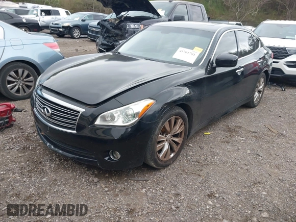 2012 Infiniti M with VIN JN1BY1AP5CM333975, listed as a IAAI auction lot 41701701 with 130,828 mi miles and . Bid and sale history available at DreamBid. Image 17.