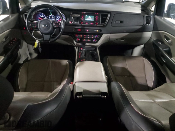 2016 Kia Sedona with VIN KNDMB5C14G6217085, listed as a Copart auction lot 51988285 with 110,939 mi miles and Salvage Title. Bid and sale history available at DreamBid. Image 8.