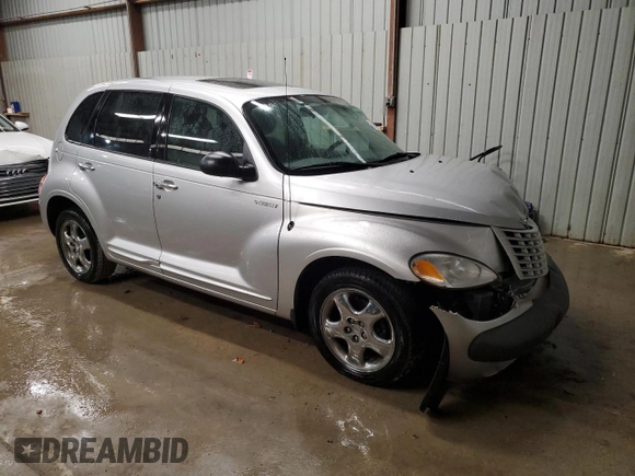 2002 Chrysler PT Cruiser Limited with VIN 3C8FY68B22T220823, listed as a Copart auction lot 78572594 with 41,814 mi miles and Salvage Title. Bid and sale history available at DreamBid. Image 4.