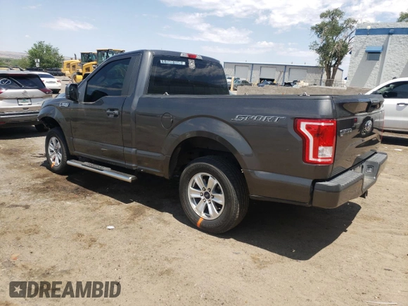 2016 Ford F-150 XL with VIN 1FTMF1C87GFA30501, listed as a Copart auction lot 60469575 with 109,017 mi miles and Salvage title. Bid and sale history available at DreamBid. Image 2.