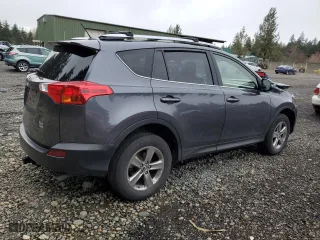 2015 Toyota RAV4 XLE with VIN JTMRFREV4FD125129, listed as a Copart auction lot 49126855 with 118,115 mi miles and Salvage Title. Bid and sale history available at carsss.com. Image 3.