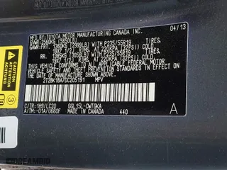 2013 Lexus RX 350 with VIN 2T2BK1BA7DC205191, listed as a IAAI auction lot 41500159 with 139,637 mi miles. Bid and sale history available at carsss.com. Image 9.