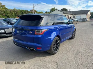 2018 Land Rover Range Rover Sport SVR with VIN SALWZ2SEXJA191225, listed as a Copart auction lot 74400604 with 100,751 mi miles and Clean Title. Bid and sale history available at carsss.com. Image 3.