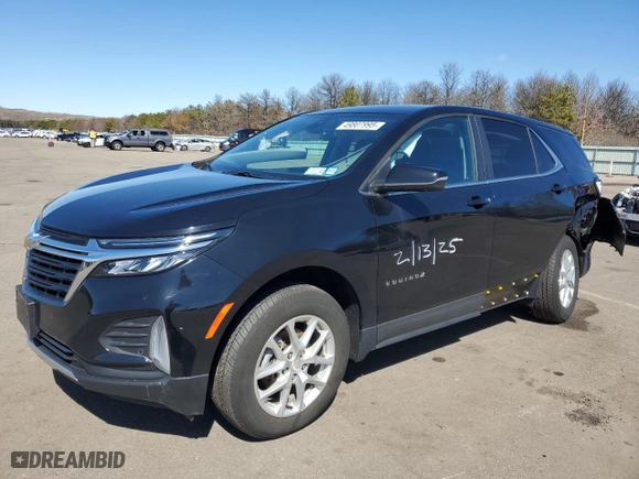 2023 Chevrolet Equinox LT with VIN 3GNAXUEG6PL272909, listed as a Copart auction lot 49807995 with 18,694 mi miles and Salvage Title. Bid and sale history available at carsss.com. Image 1.