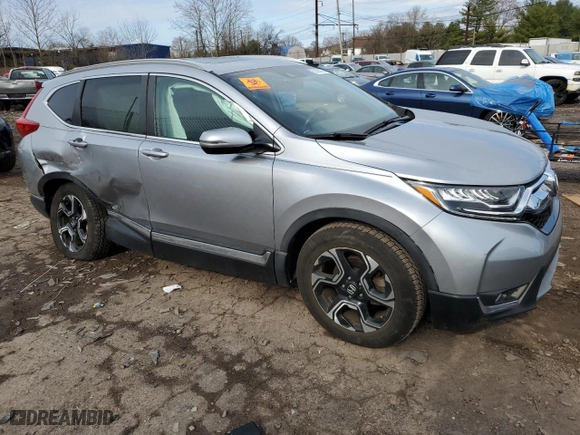 2019 Honda CR-V Touring with VIN 7FARW1H97KE004540, listed as a Copart auction lot 50263075 with 46,308 mi miles and Salvage Title. Bid and sale history available at carsss.com. Image 4.
