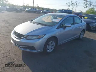 2014 Honda Civic Sedan LX with VIN 19XFB2F5XEE062023, listed as a IAAI auction lot 41956042 with 60,095 mi miles. Bid and sale history available at carsss.com. Image 17.