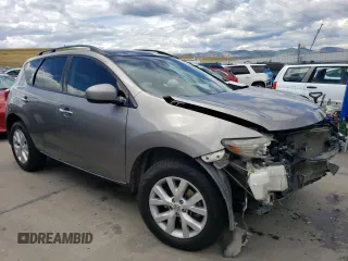 2012 Nissan Murano SL with VIN JN8AZ1MW2CW230045, listed as a Copart auction lot 68857194 with 160,829 mi miles and Salvage Title. Bid and sale history available at carsss.com. Image 4.