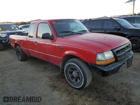 1999 Ford Ranger XL with VIN 1FTYR14C7XPA00551, listed as a Copart auction lot 79319814 with 294,635 mi miles and Salvage title. Bid and sale history available at DreamBid. Image 4.
