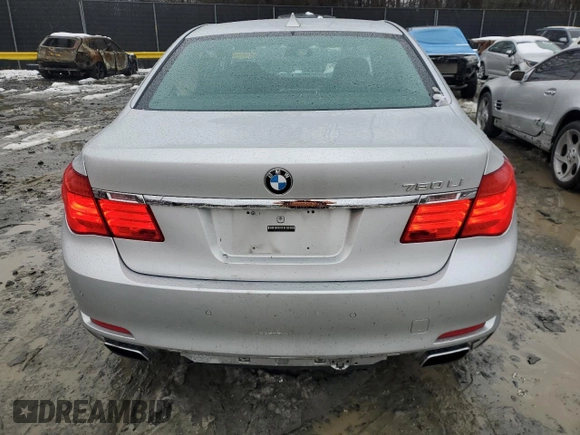 2011 BMW 7 Series 750Li xDrive with VIN WBAKC8C54BC431767, listed as a Copart auction lot 44861035 with 82,607 mi miles and Salvage Title. Bid and sale history available at carsss.com. Image 6.