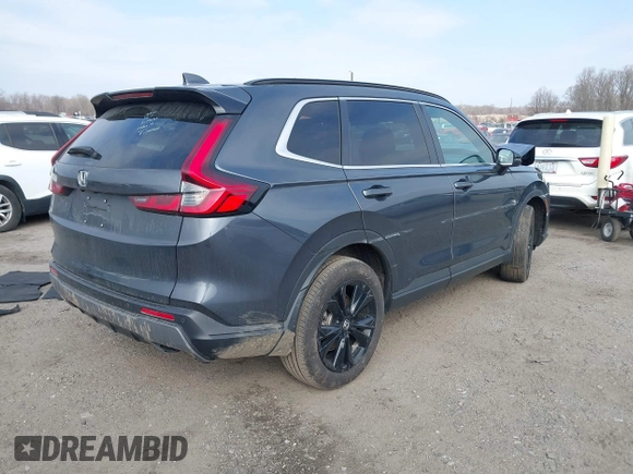 2025 Honda CR-V Sport Touring with VIN 5J6RS6H92SL004294, listed as a IAAI auction lot 41705883 with 23,397 mi miles and . Bid and sale history available at DreamBid. Image 4.