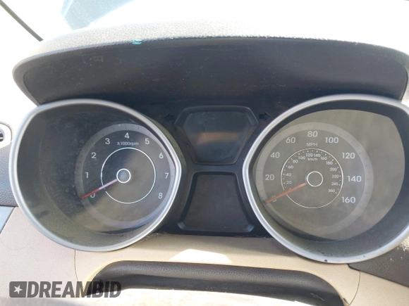 2013 Hyundai Elantra GLS z VIN KMHDH4AEXDU933572, wystawiony jako IAAI lot #42394567 z przebiegiem Nie podano mil oraz . Historia ofert i sprzedaży dostępna na DreamBid. Obrazek 7.