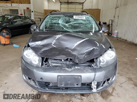 2013 Volkswagen Jetta SportWagen TDI with VIN 3VWPL7AJ7DM611746, listed as a Copart auction lot 57288664 with 141,137 mi miles and Salvage Title. Bid and sale history available at carsss.com. Image 5.