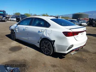 2024 Kia Forte GT with VIN 3KPF44AC6RE743927, listed as a IAAI auction lot 40971782 with 8,942 mi miles. Bid and sale history available at carsss.com. Image 3.